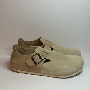 Birkenstock London Suede Leather Shoes Clogs Size 45